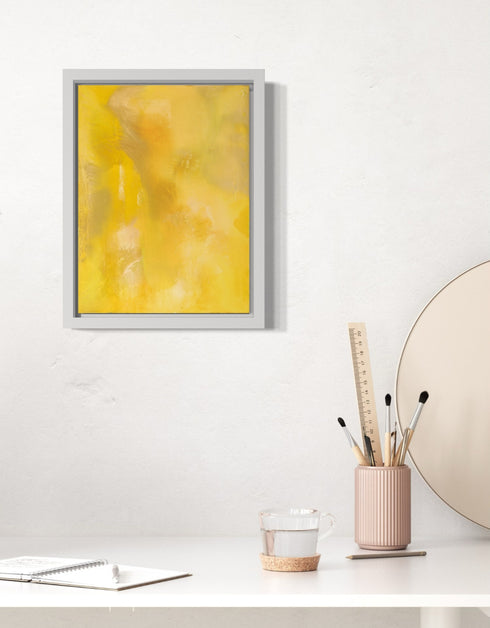 Screaming Yellow Zonker | Framed Giclee Print on Canvas